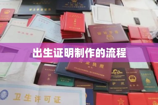 榆社出生证明制作的流程