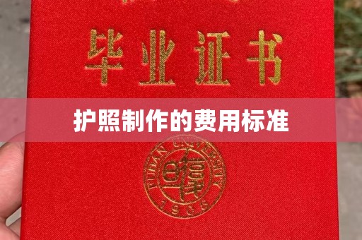 榆社护照制作的费用标准