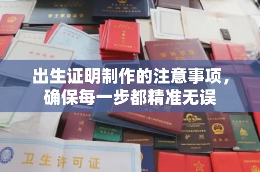 榆社出生证明制作的注意事项，确保每一步都精准无误
