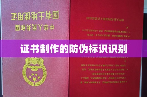 榆社证书制作的防伪标识识别