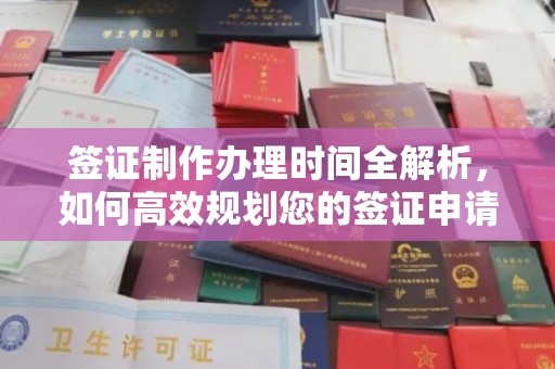 榆社签证制作办理时间全解析，如何高效规划您的签证申请流程